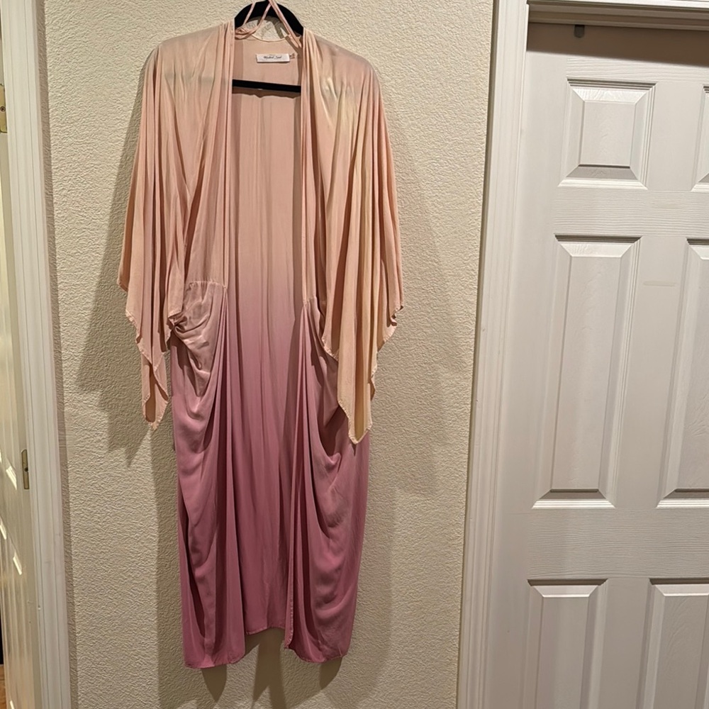 Mustard Seed Blush Ombré Boho Kimono